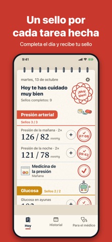 Carestamp: Presión y glucosa 3