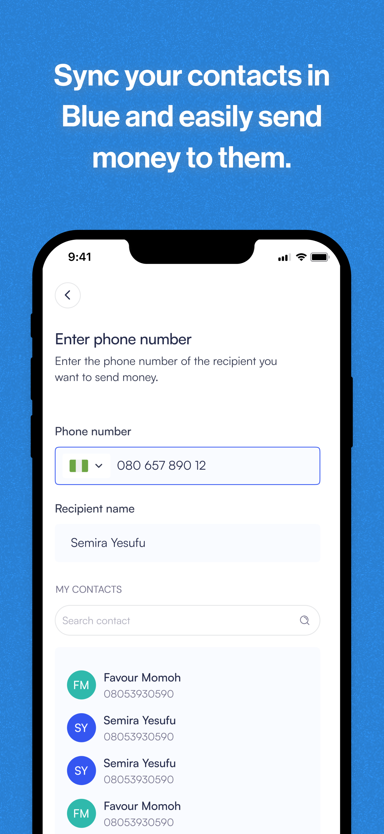 PayMeBlue screenshot 3