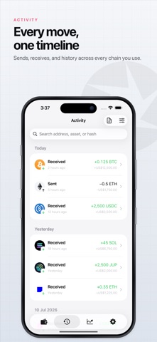 Aperture: BTC & Crypto Wallet Screenshot 3 of 10