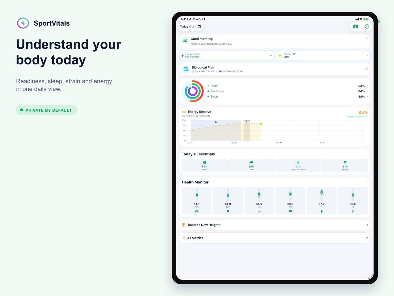 Screenshot 11 of SportVitals: Daily Readiness