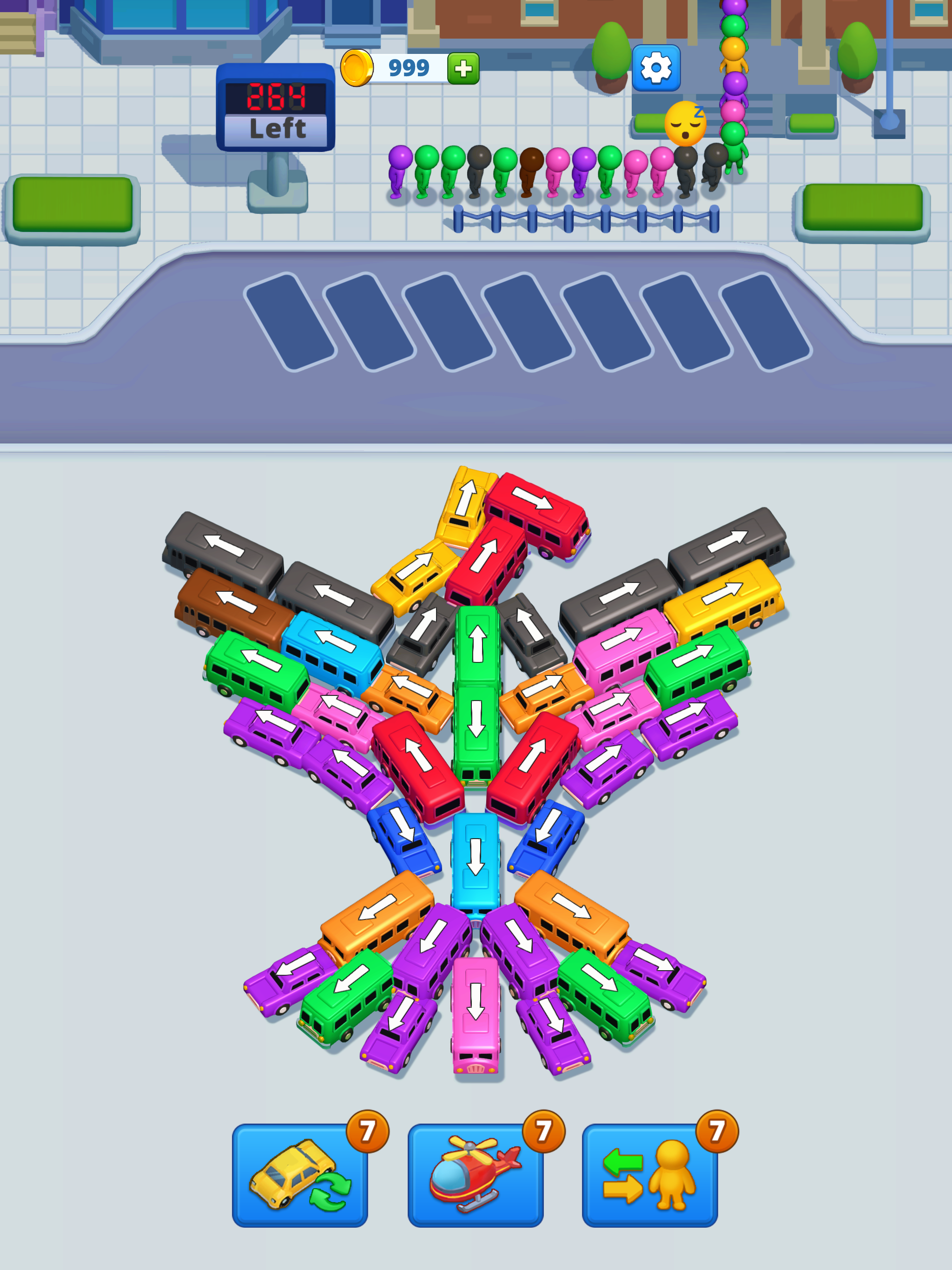 Bus Parking Jam: Chaos Escape