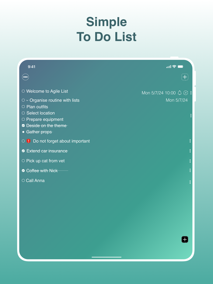 Agile To Do List