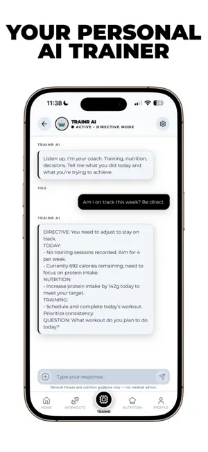 Trainr - AI Coach screenshot 2