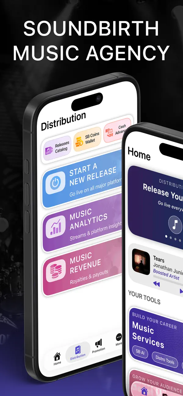 Screenshot #1 pour SoundBirth - Music Agency