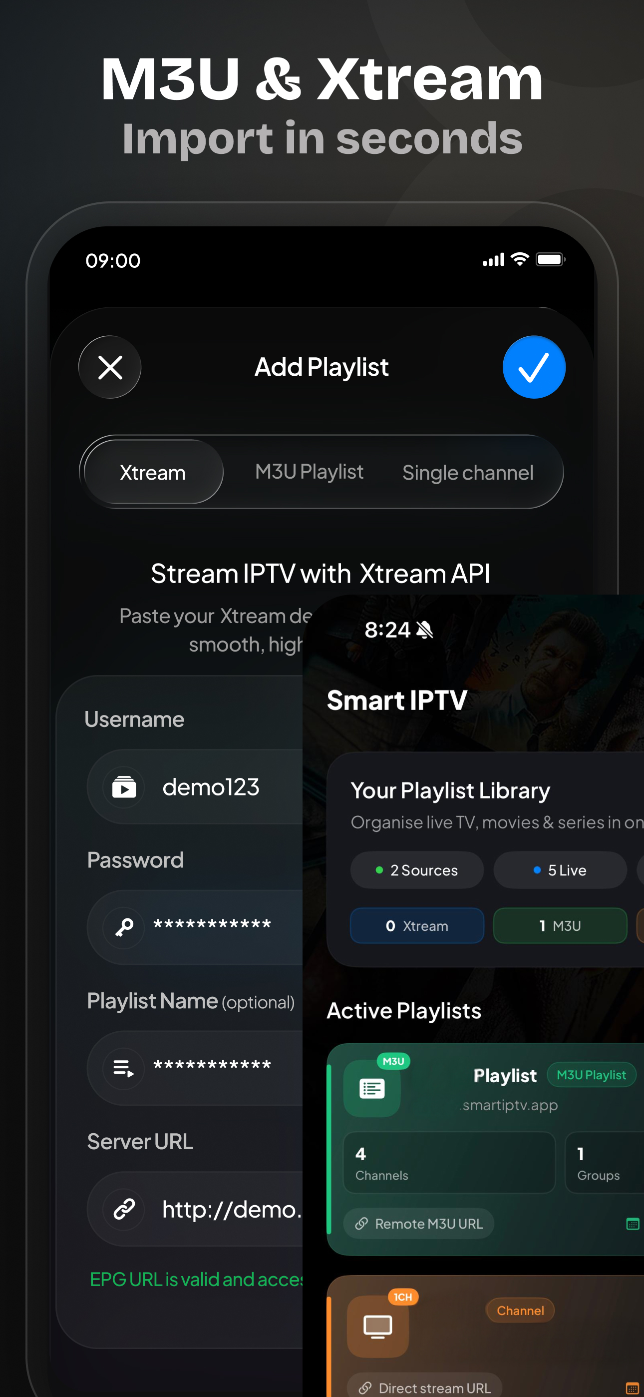 IPTV - Xtream Player screenshot 8
