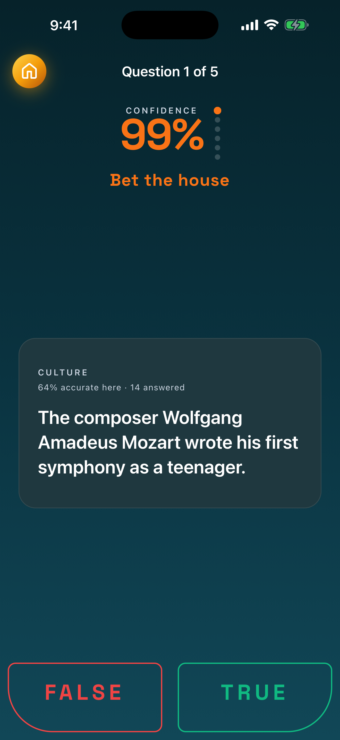 Hedge: Calibrated Trivia screenshot 4