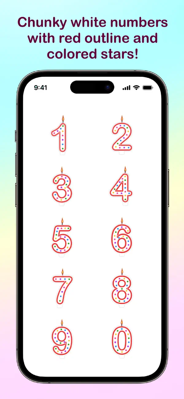Screenshot #2 pour Birthday Candle Stickers
