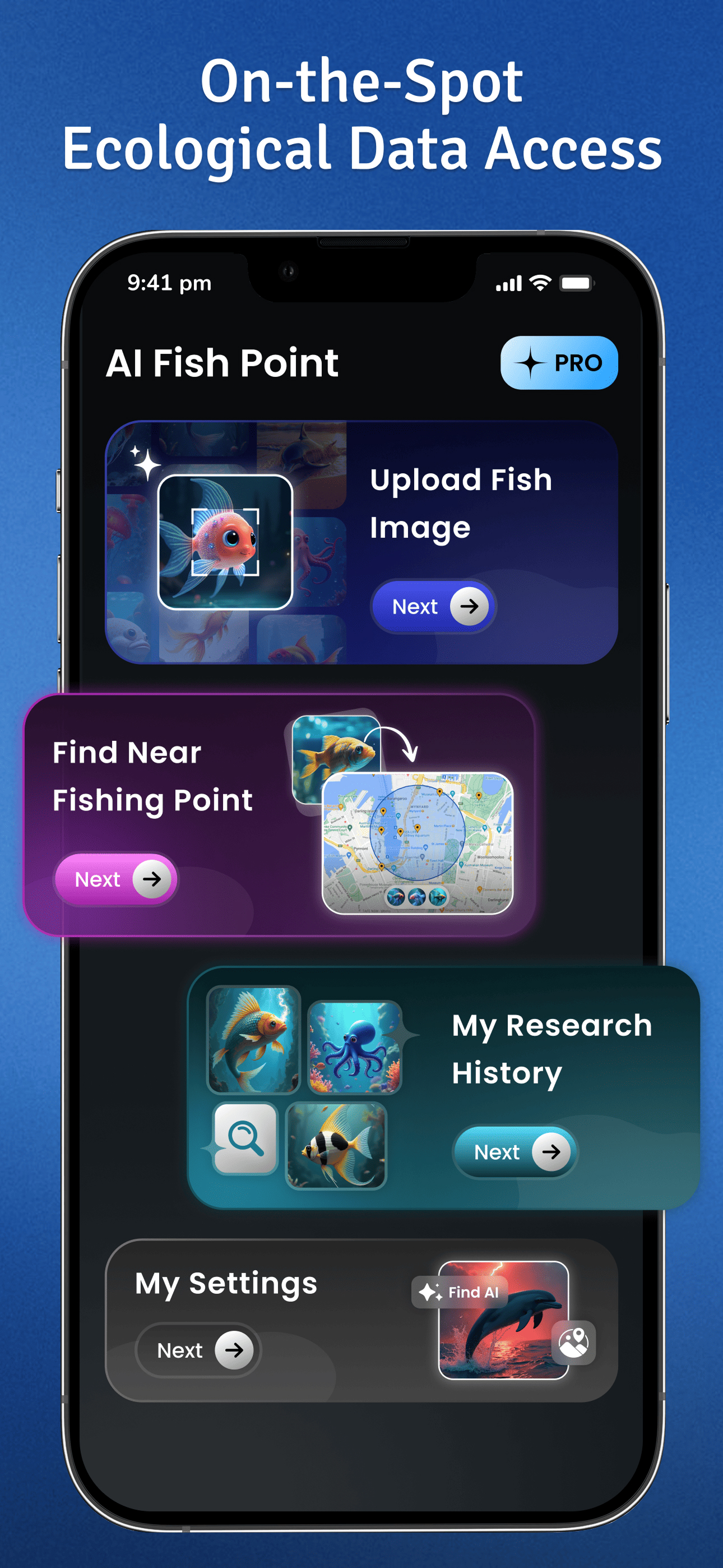 AI Fishing : Find Fish Place