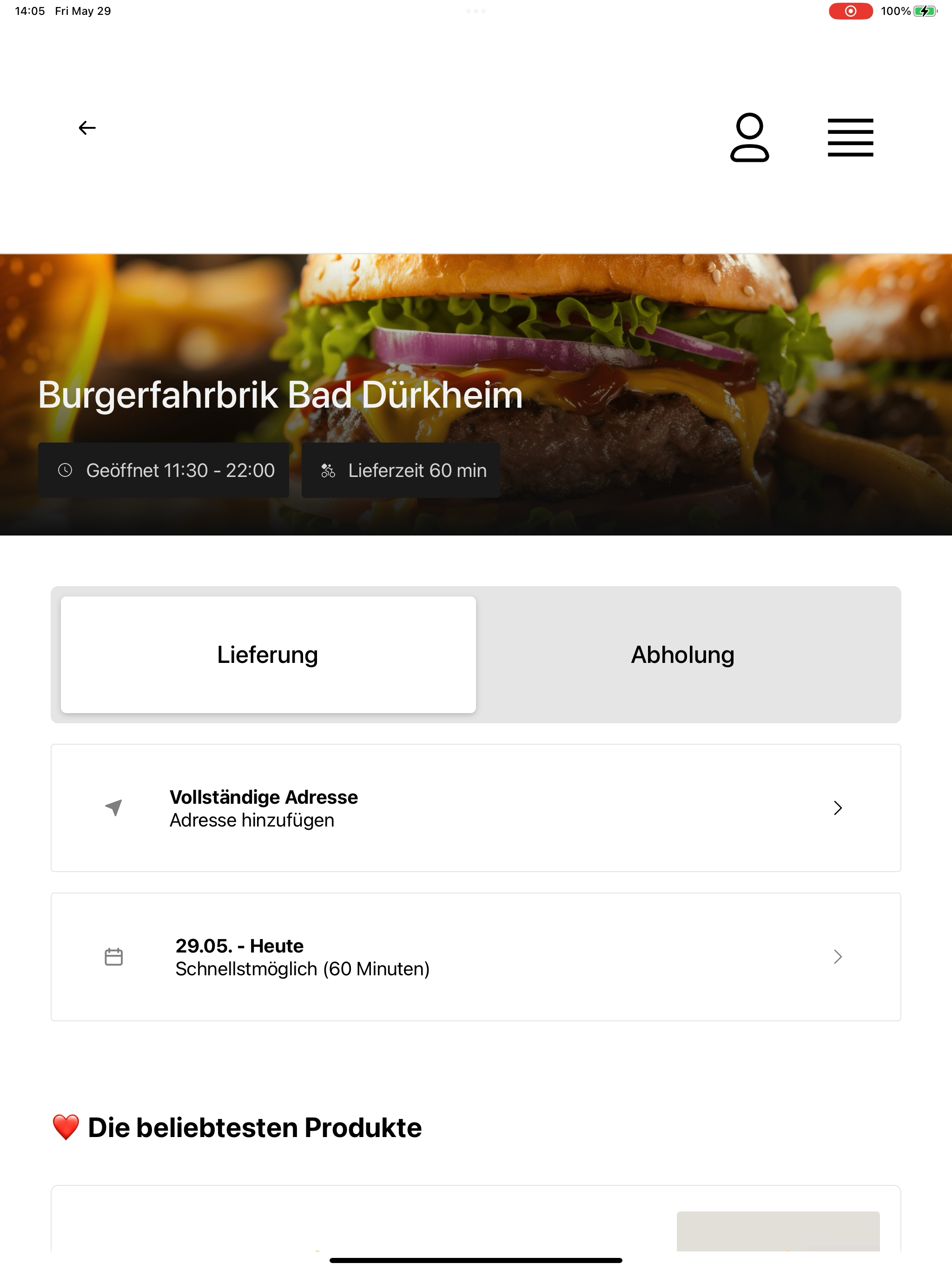 Burgerfahrbrik DE