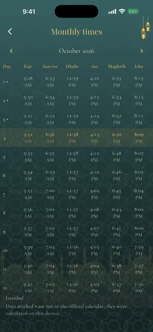 Huzur Vakti: Prayer Times screenshot 3