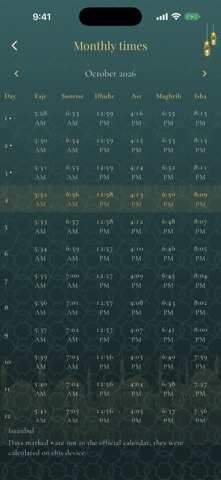 Huzur Vakti: Prayer Times screenshot 3