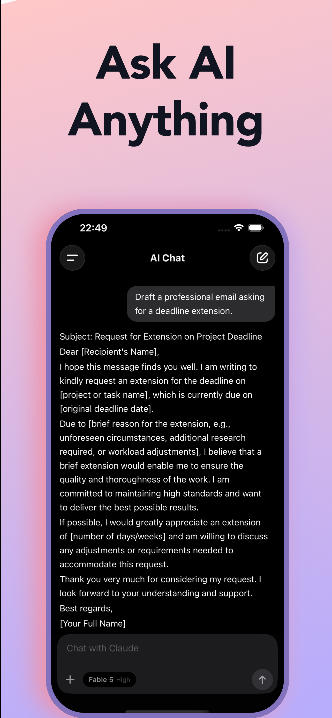 AIChatser: Idea & Writing screenshot 4