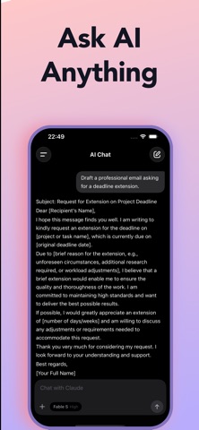 AIChatser: Idea & Writing iPhone screenshot