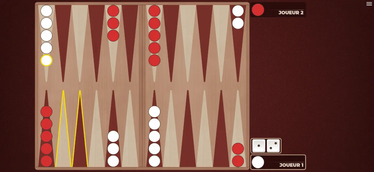 Screenshot #2 pour Backgammon Multijoueur