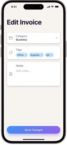 Smart Invoice Extract Screenshot 1 of 5