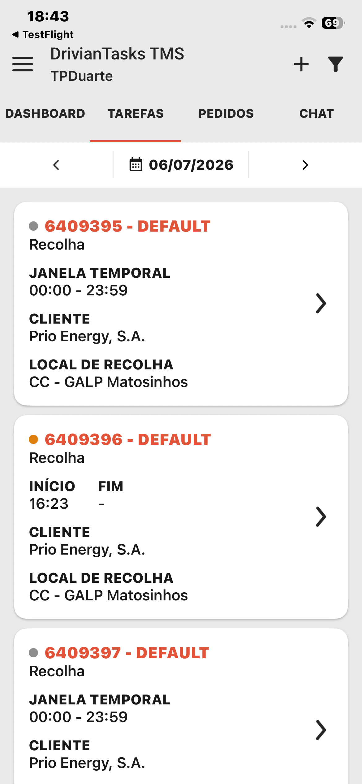 DrivianTasks TMS screenshot 3