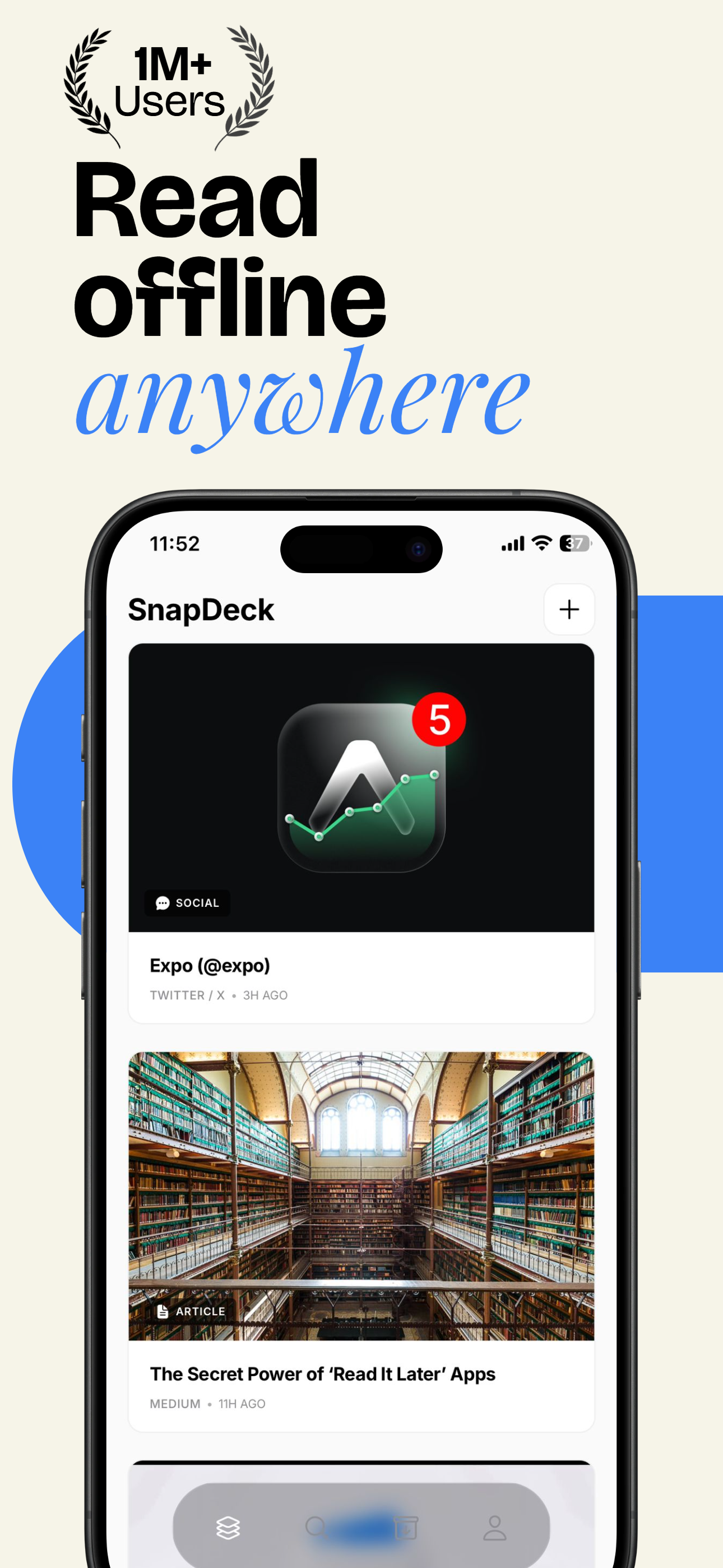 SnapDeck - Read Later