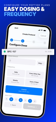 Peptide Tracker & Log: Dosed Screenshot 6 of 10