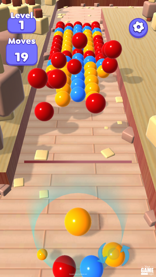 #1. 3D bubbles (iOS) 由: KometGames PTE.LTD.