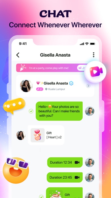 Kachi - Chat, Call & Party Screenshot