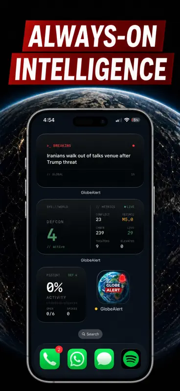 Live World Monitor: GlobeAlert screenshot 5 of 6