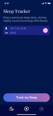 Sleep Sounds • Calm Meditation iPhone screenshot