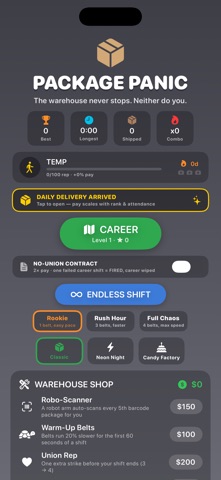 Package Panic: Rush Hour iPhone screenshot