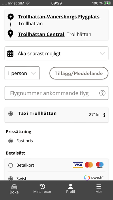 Taxi Trollhättan Screenshot