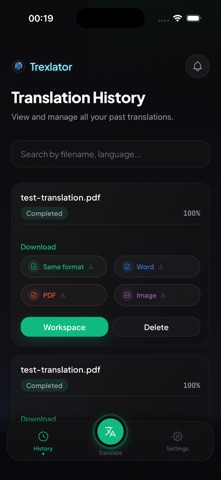 Trexlator: PDF Translator Screenshot 5 of 6