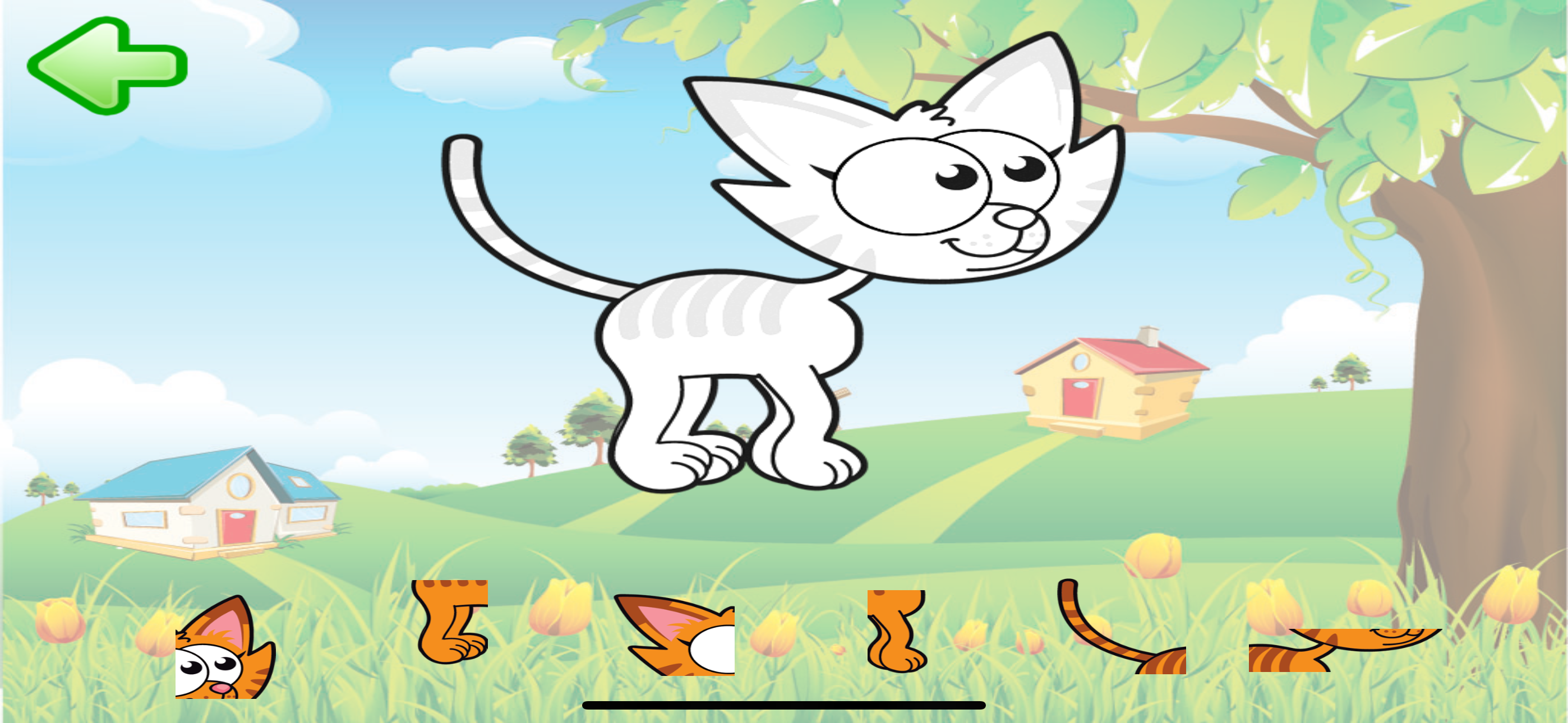 Animal sounds puzzle for kids