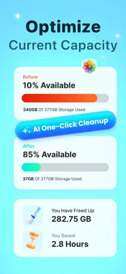 Captura de pantalla de AI Cleaner - Photos&Videos en iPhone 3