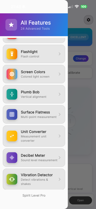 Precise Level Pro Screenshot 8 of 8