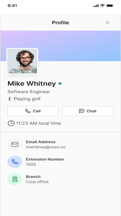 TST Voice iPhone screenshot 2 - Business app