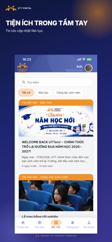 UTT Portal iPhone screenshot 1