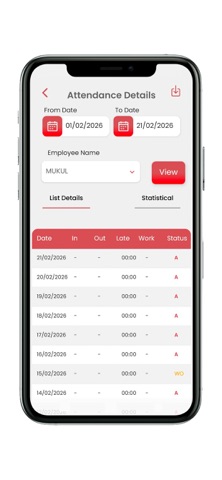 Smart's  Attendance Screenshot 1 of 4