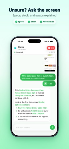 Glance — Screen Voice AI Screenshot 2 of 4