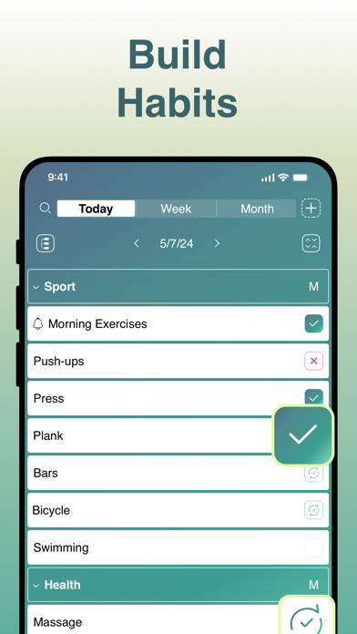 Agile Habit Tracker Screenshot