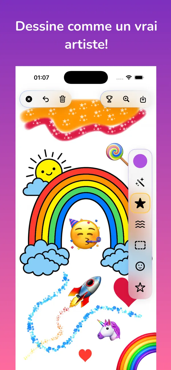 Screenshot #1 pour Magic Canvas — Dessin Enfant