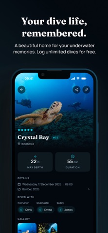 Bloo: Scuba Dive Log Screenshot 1 of 10