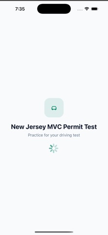 New Jersey MVC Permit Test iPhone screenshot
