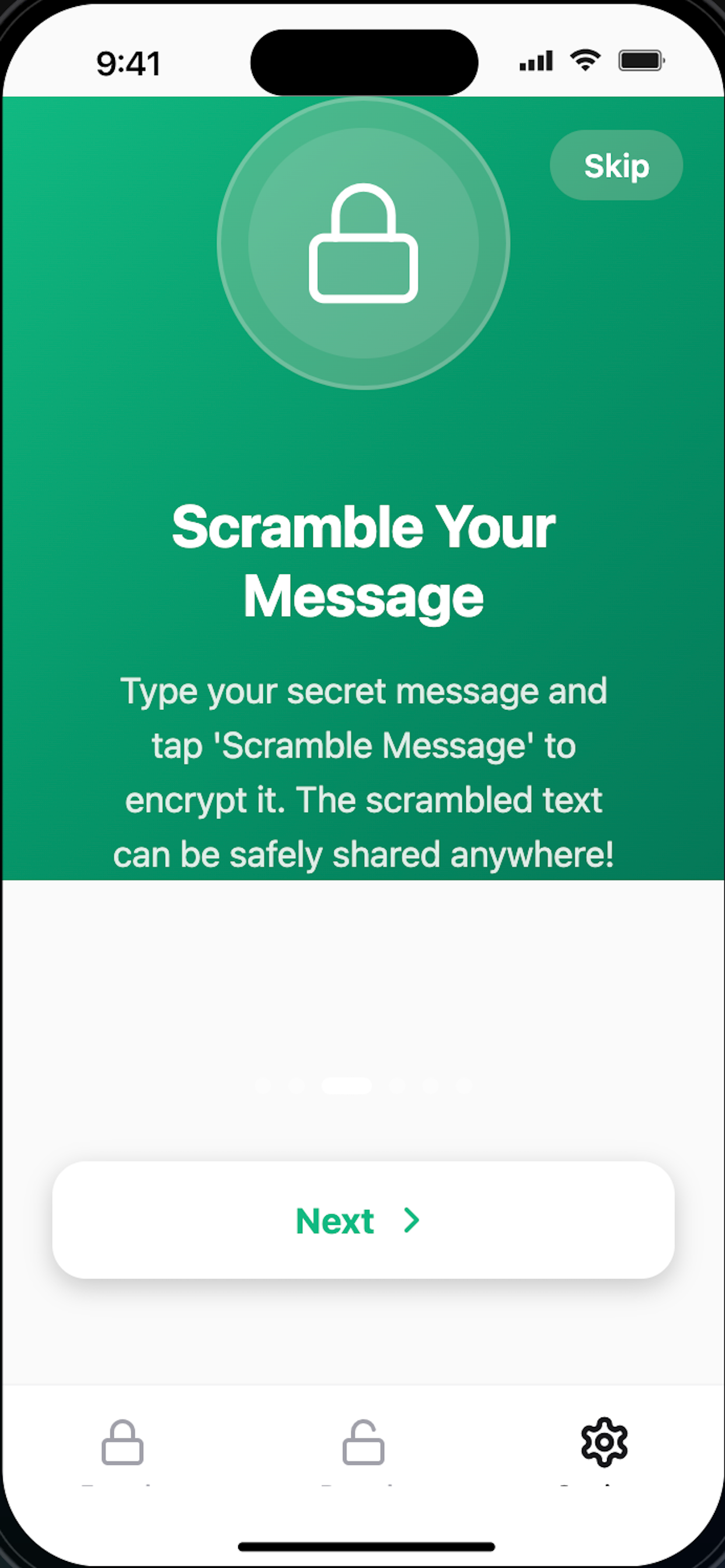 ScrambleChat Encryption