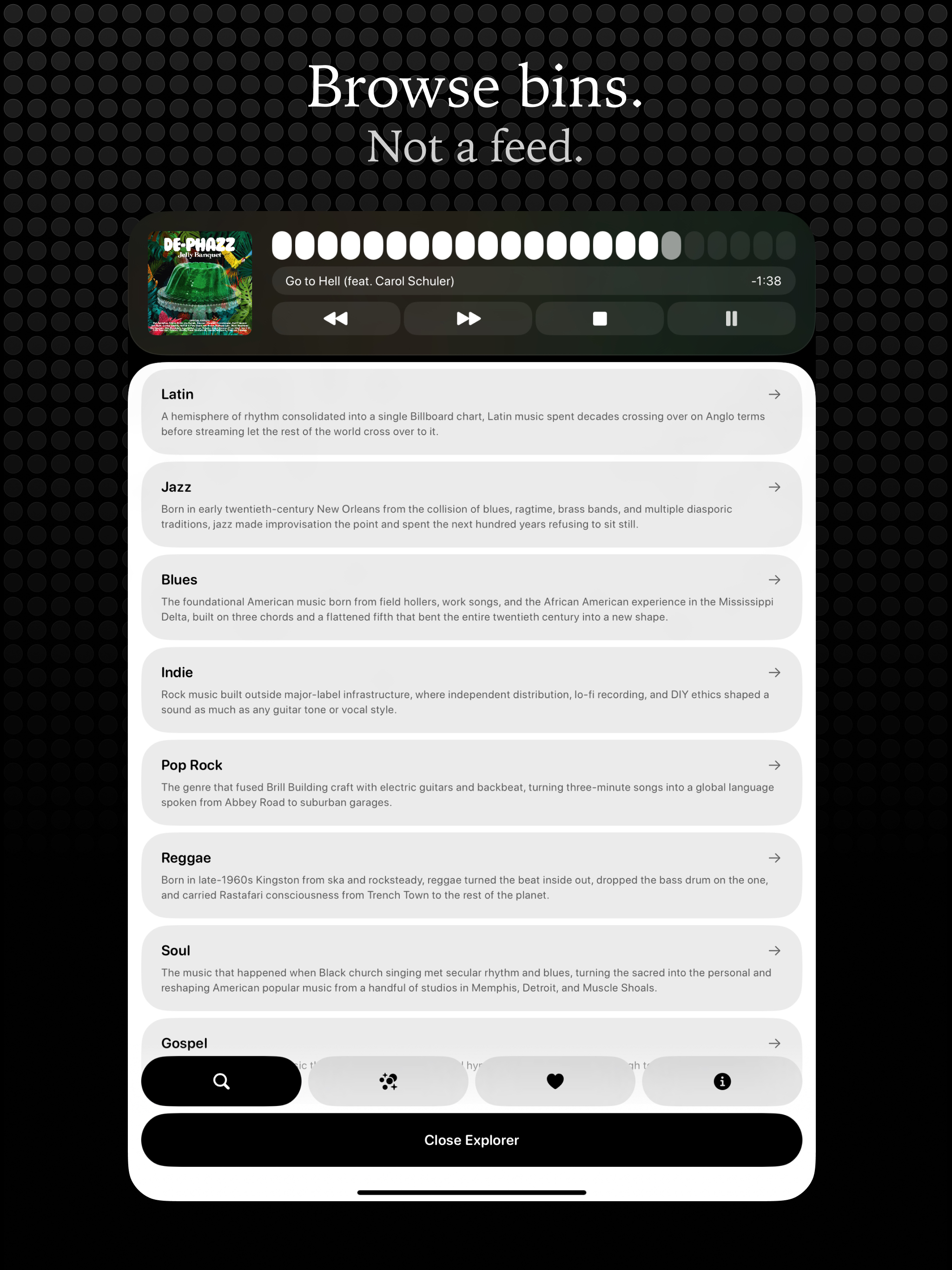 Records: Album Player