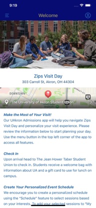 UAkron Admissions screenshot 1