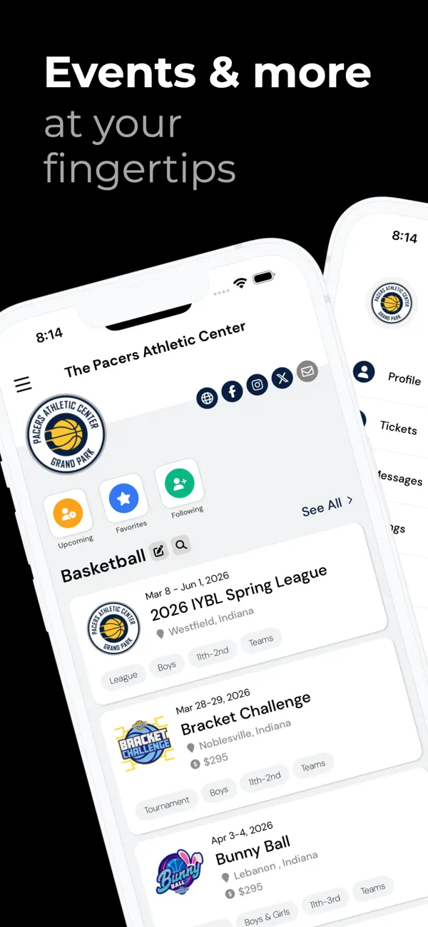 Screenshot #1 pour The Pacers Athletic Center