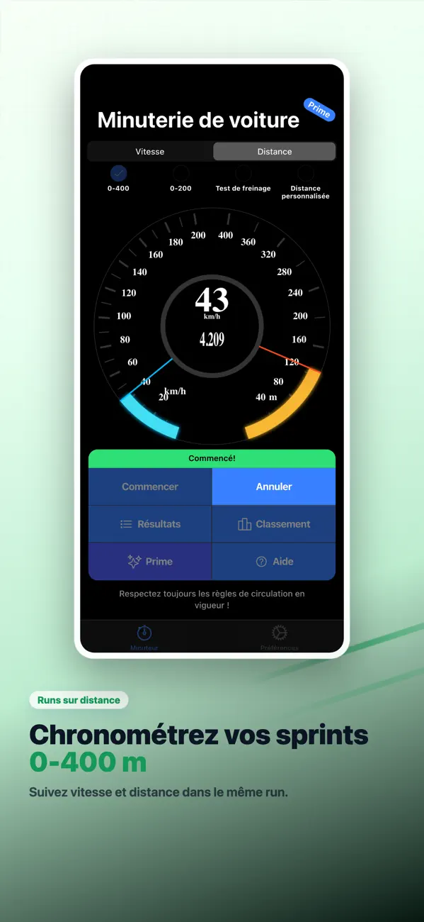 Screenshot #2 pour Car Timer: test de vitesse