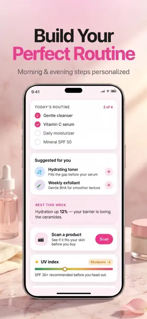Glowly: Glow Up Skin Scanner screenshot 4