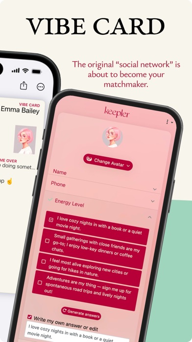 Keepler: Get Better at Dating iPhone screenshot 2 - Lifestyle app