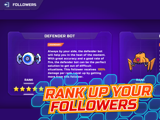 Loot Legends: Robots vs Aliens iPad screenshot