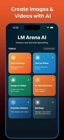 LMArena AI-AI Video Generator iPhone screenshot