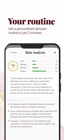LuxeSkin - Skincare Routine Screenshot 4 of 6